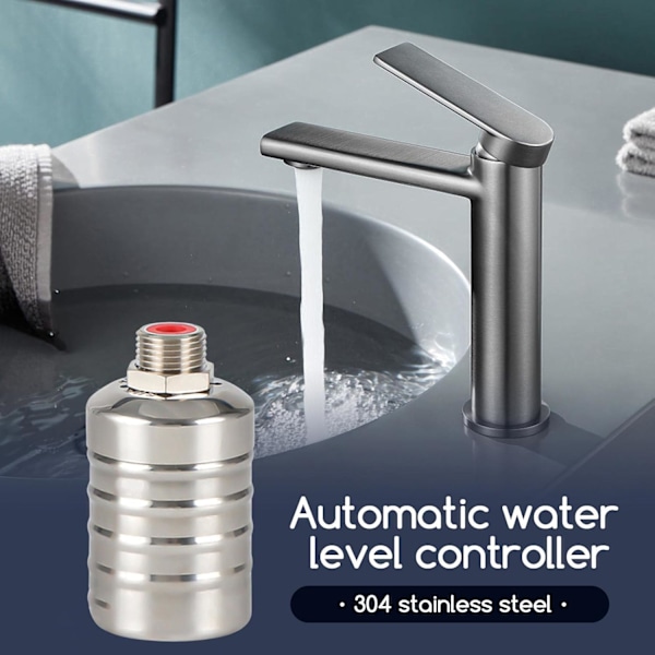 304 Rustfrit Stål Automatisk Flydeventil, Automatisk Vandstand Regulator, Vandstand Flydeventil, Swimmingpool Automatisk Niveau, Tank Float