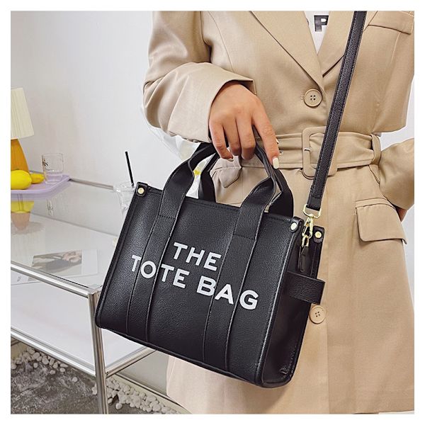 Tote taske til kvinder, PU læder personlig trendy tote taske, Crossb