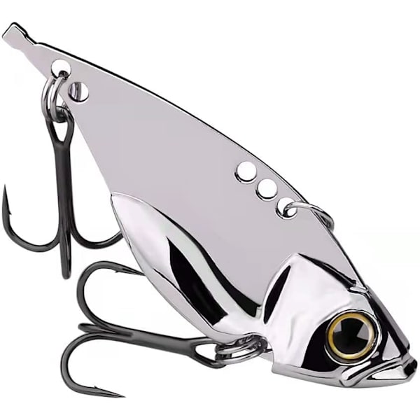 5-pack metallbladbeten för basfiskebeten Hård metall VIB fiskeskedar Crankbaits Swimbaits för öring Walleye Crappie Saltwater Blade Bait fiske