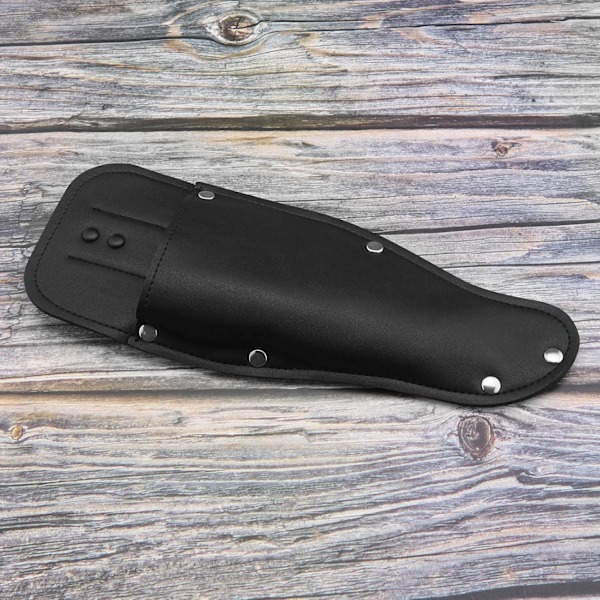 2-pack Trädgårdssaxskydd, Skyddande Fodral i PU-Läder, Holster för Trädgårdssax, Tång, Saxar, Svart