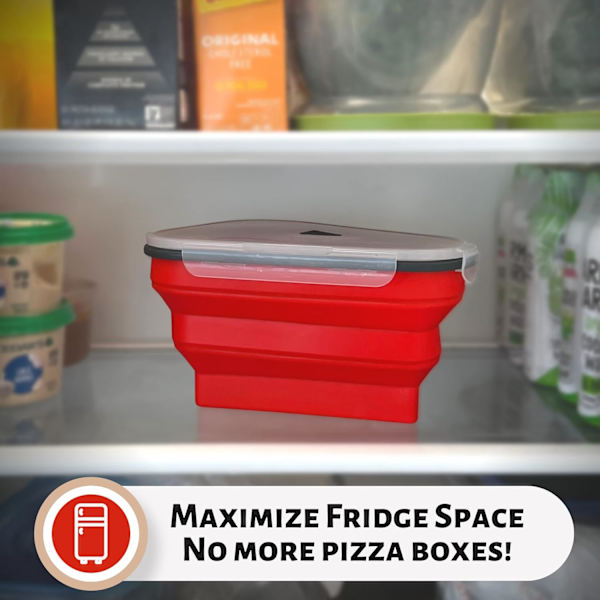 Perfekt pizzaväska - återanvändbar pizzaburksbehållare