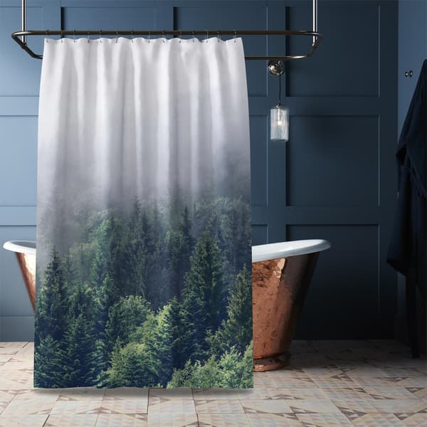 Raincompatibleest Print Vedenpitävä Suihkuverho