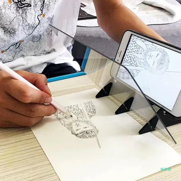 Sketch Wizard Tracing Ritbräda Optisk Ritprojektor Måla Svart