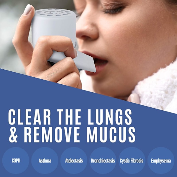 Lung Expansion & Mucus Relief Device - Trusted Open Therapy - Hjälper till att öppna luftvägarna