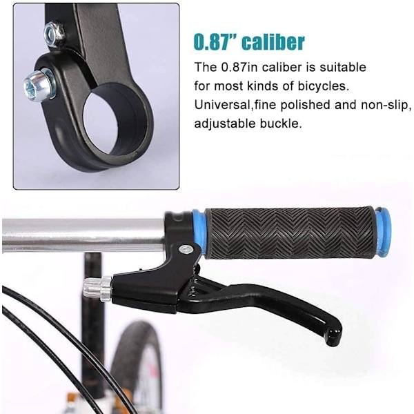 Par Bremsespager til Cykel, Bremsespager, Cykelbremsespager, Bremsespager, Universelle Aluminiumlegeringsgreb, Diameter 22,2 mm Cykeldele