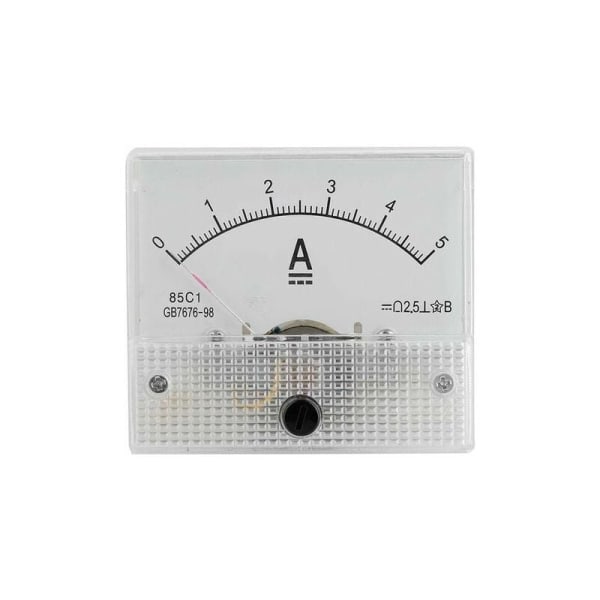 Analog spenningsmåler og voltmeter, analog strømstrømmåler og voltmeter (5A ammeter)