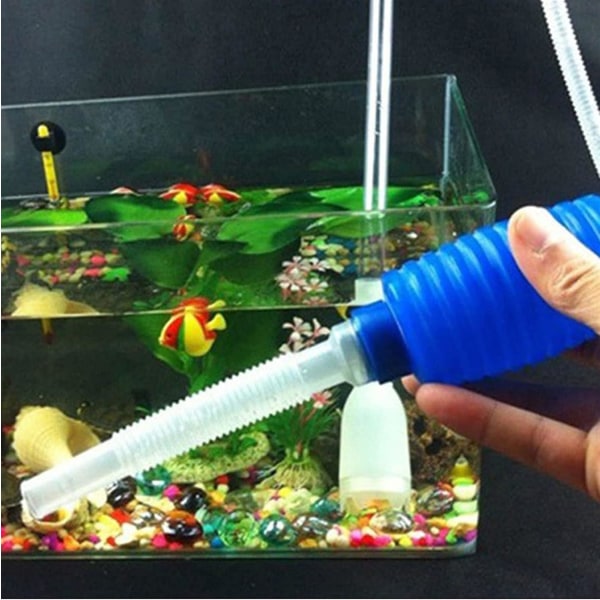 Fisketank Sifon grusvannfilter Håndholdt rengjøringsverktøy Vannveksler A