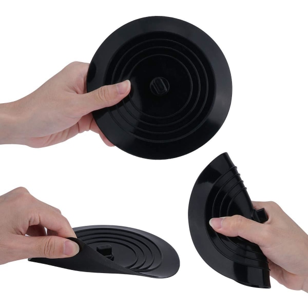 Silikoneprop til vask Sort 15 cm Sort 15 cm