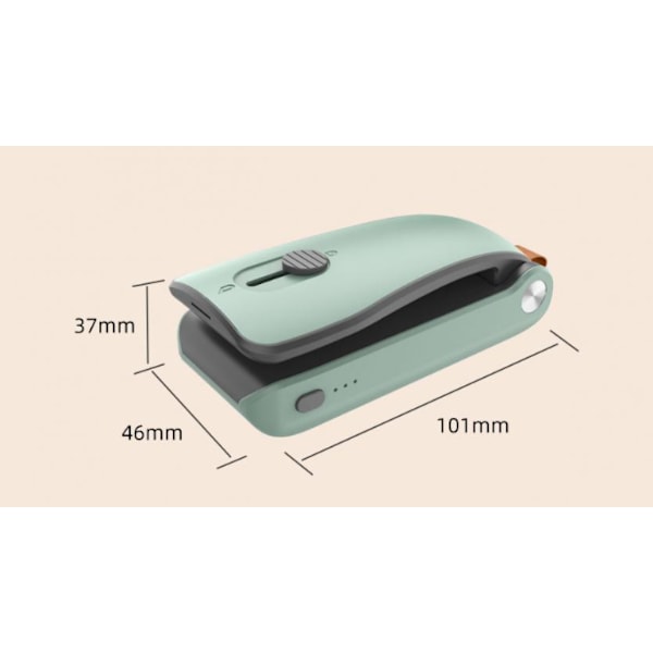 Vakuumforsegler Maskin Mini Matforsegler Liten Bunnposeforsegler Design Rask Forsegler Matforseglingsmaskin for Hjemmet