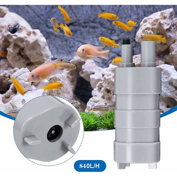 12V nedsänkbar vattenpump, 840L/H högflödespumpar mikromotor vattenpump f