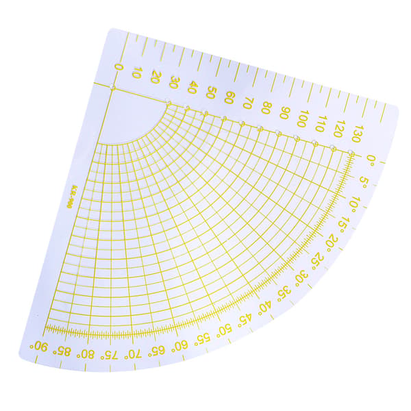 Quilting linjal for søm Patchwork sektor linjal DIY akryl modell tilbehør