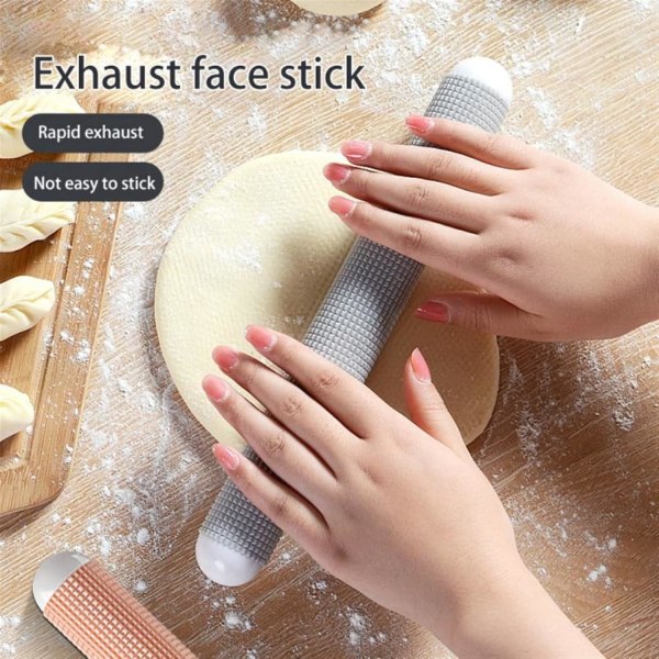 Plastic Non-Stick Rolling Pin Kitchen Cooking Baking Tool Craft Baking Fond