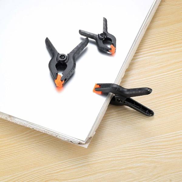 Set med 20 fjäderklämmor, DIY-verktyg klämmor, tänger klämmor gripare klämmor för