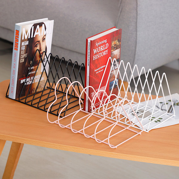 Vinyl Record CD Magazine Storage Rack Album Display Rack Multifunktionell Vertikal Kreativ