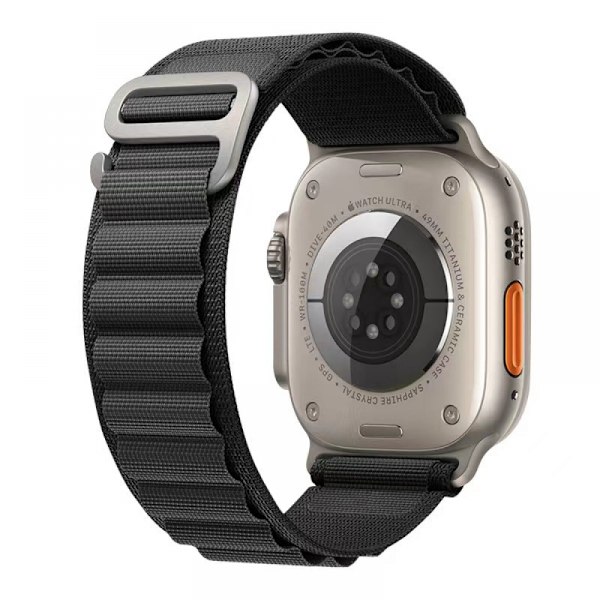 Urrem - Apple Watch Nylon Loop Rem for Series 8 & S8, 38-49mm Sportsvævet Rem