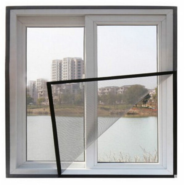 100 140 cm leikattava magneettinen ikkuna hyttysverkko, hyönteisten magneettinen mosquo
