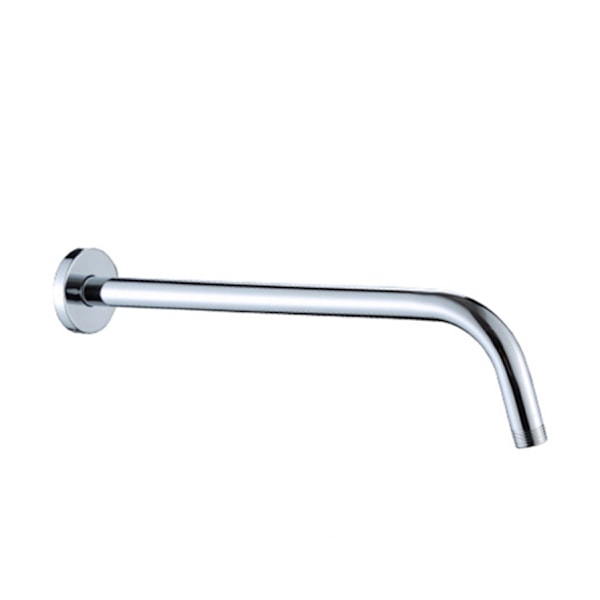 Forkromet metalsugearm til brusehoved, 42 cm, sølv