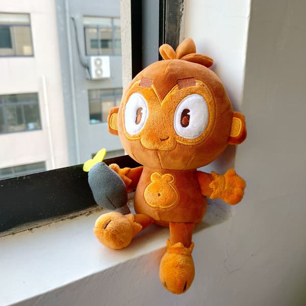 Bloons Monkey Plushies, City Cute Cartoon Monkey, Bloonstd Soft S