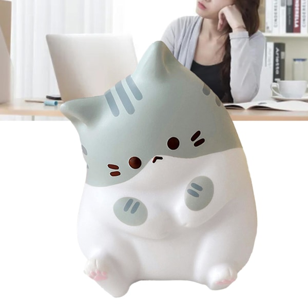 Puristava lelu söpö kissa tyyli pehmeä PU hidas kimmoisuus koristeellinen Squishy perheelle toimisto matkustaa
