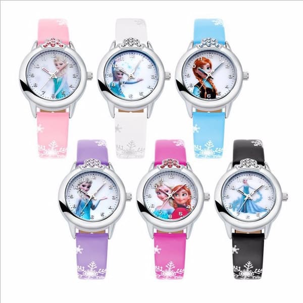 Frozen Snowflake Elsa Anna Princess -älykellot lapsille pu