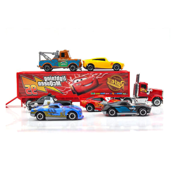 Set med 5 Disney Pixar bilar modell Leksaker Pojkar Julklappar