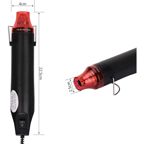Mini Lämpöpistooli - 300W Kuumailmapistooli DIY-projekteihin