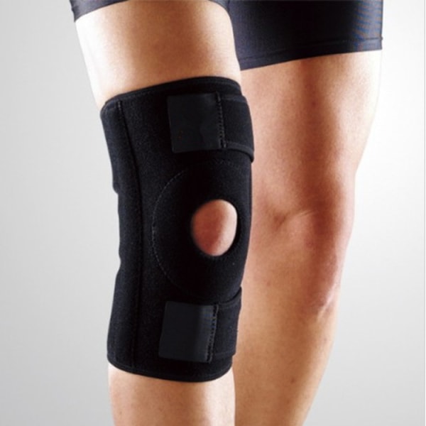 Andningsbara varma knäskydd Unisex elastiska flexibla mjuka knäskydd
