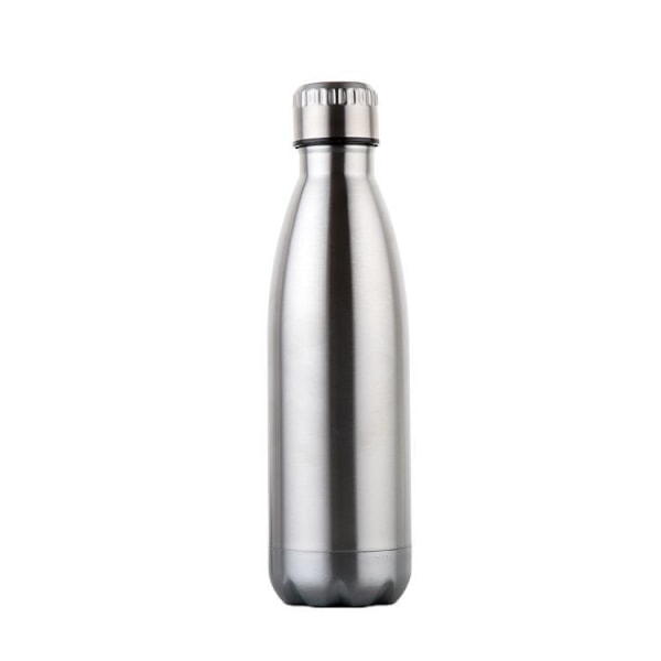 Cola-formet vandflaske i rustfrit stål, 500 ml, holder vand koldt i 24 timer
