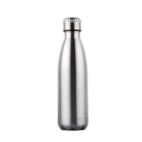 Cola Shape Design Vannflaske Bulk 1PC Rustfri, 500ML Holder Vann 24 timer