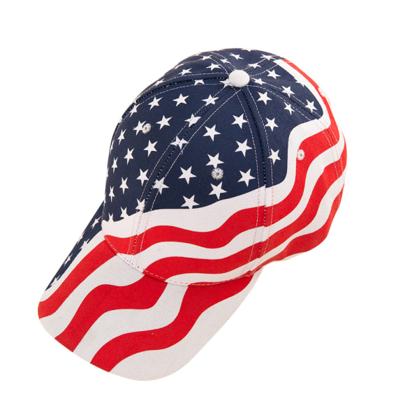 2PACK-amerikanske flag hatte til mænd og kvinder broderede patriotiske flag lastbil