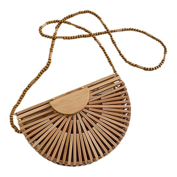 Mode Axelväska Dam Bambu Vävd Sommar Bohemia Crossbody Väskor