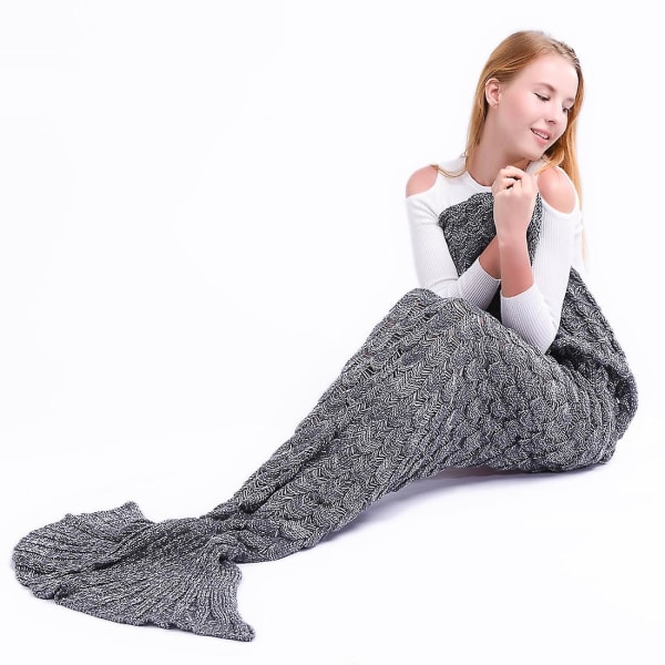 Mermaid Blanket Gifts Best Friend - Håndlaget strikket Warm Living