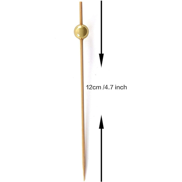 Cocktailspyd, træomrørere, fingermadspyd, træspyd, festspyd 12 CM 200 stk