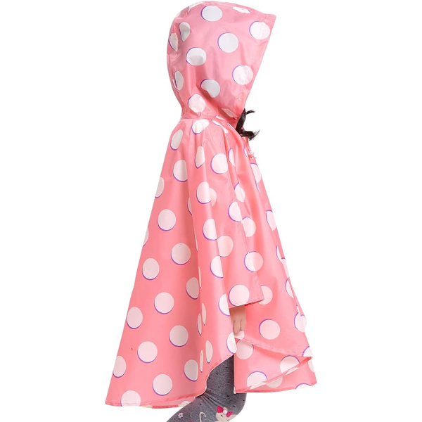 Børns Regn Poncho Hættejakke Regnfrakke