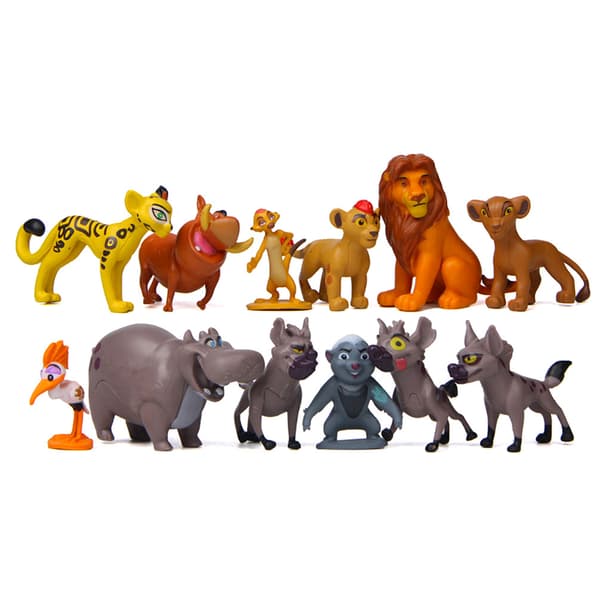 12-pack Lejonvakt figurleksaker Lejonkungen serien Actionfigur