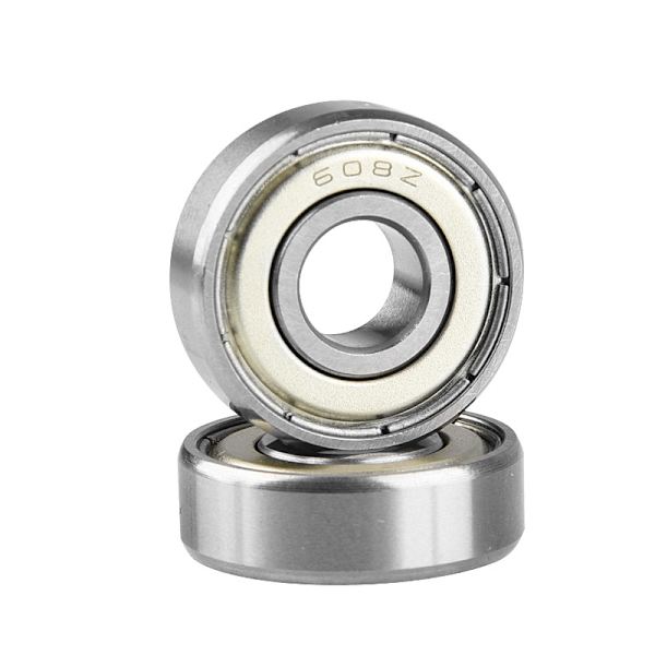 20 stk. 608 ZZ kuglelejer, 608ZZ metal dobbelt afskærmede miniature dybe riller skateboard 3D-printer kuglelejer (8 x 22 x 7 mm)