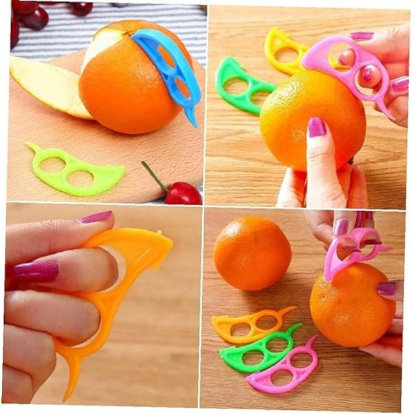 1 stk appelsinskallere, plast sitrus sitronskallere, grapefrukt hurtigoppnere