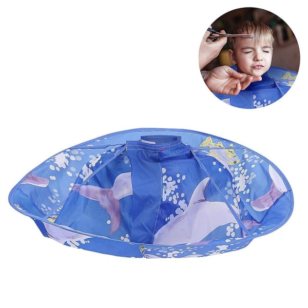 Barn Barber Cape For Kid Frisyr Paraply Hair Catcher Cutting Cape