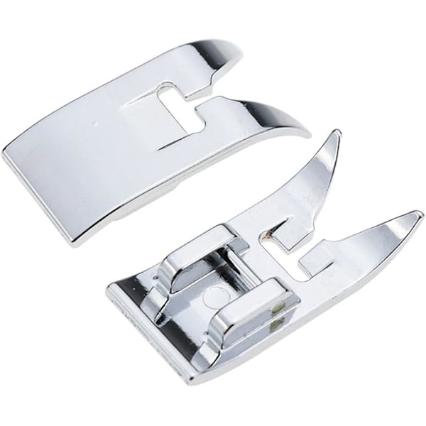 2 st Zig Zag, 3,2*1,4CM, silver, raksömfot tryckfot