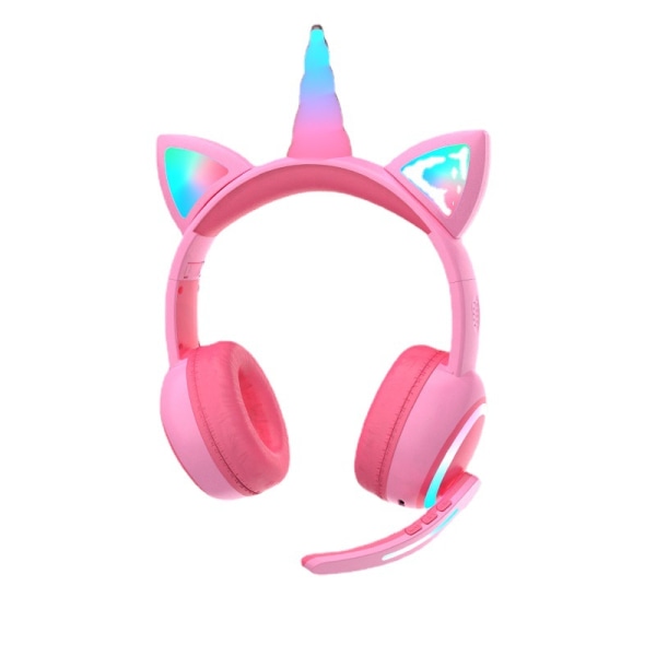 Unicorn barnhörlurar för flickor Barn tonåringar, trådlöst Bluetooth headset