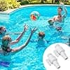 Avstängningsventil för pool, 2 stycken Avstängningsventil för pool, Poolventil, Pooltillbehör, Slangadapter, Avstängningsventil compa