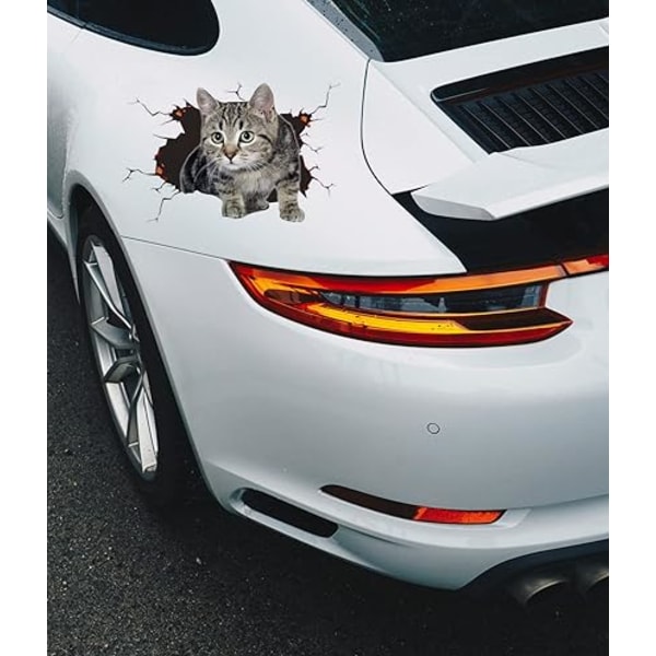 3D Bilstikker Søte Katt Stikker Dyretema Vegg Stikker Bilstikker Bilstikker Bilstikker Bilstikker Dekorasjon Personlige Stikker