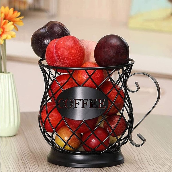 Kaffe Kapsel Kurv, Kaffe Pod Organizer, Kaffe Opbevaringskurv, Kaffe