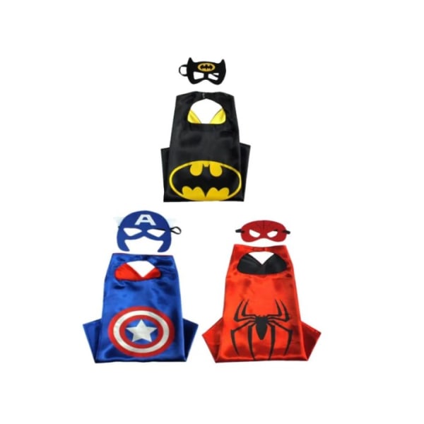 Avengers' 3-PACK Unisex børnekåber/øjenmasker