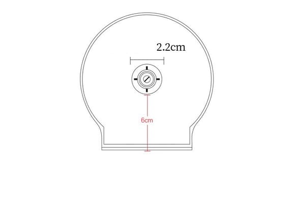 Glasrenser til vask, glasrenser (sort) 140mm