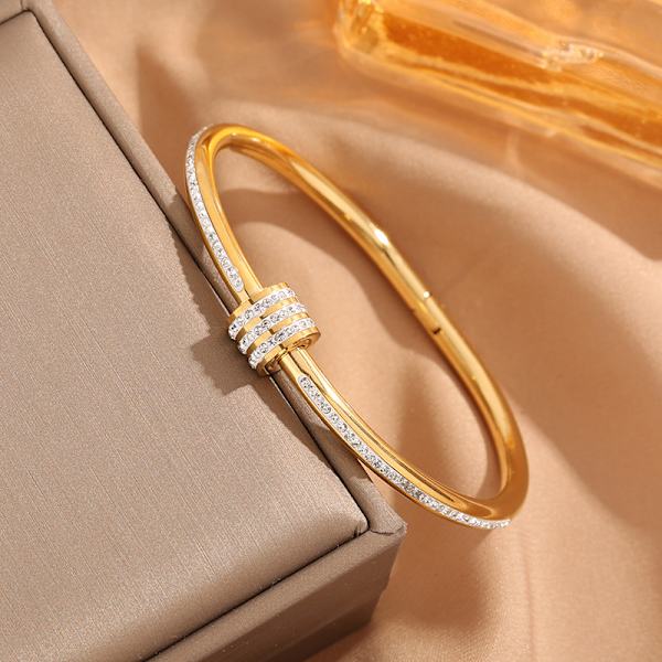 Pläterat halsband och örhängen 2-delat set, exklusiv present till kvinnor