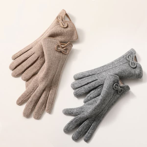 Bomulds Handsker, Dame Vinter Cashmere Touch Screen Varme Handsker