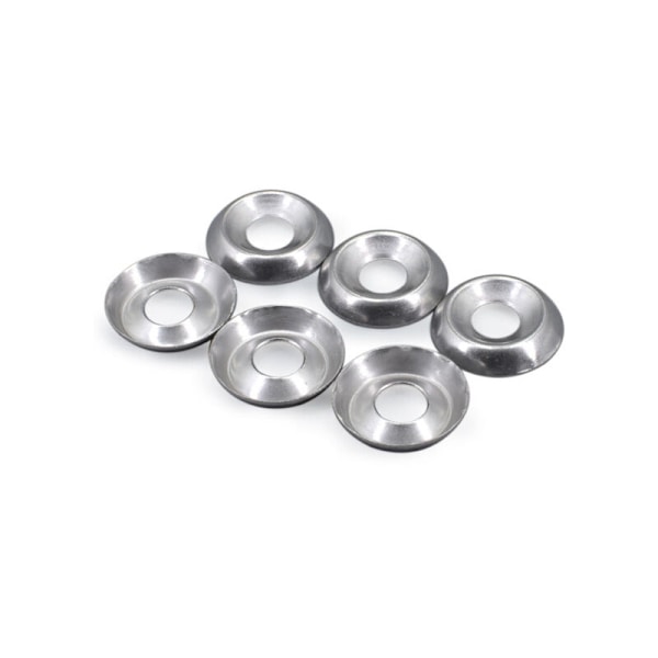 M6 (6mm) Avslutningsskiver (Stanset) - Rustfritt Stål (A2) (Pakke med 30)