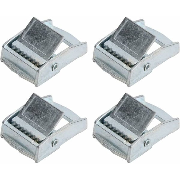 4 stk sinkspenner i sinklegering for tunge lastestropper, fastspenner for lastestropper