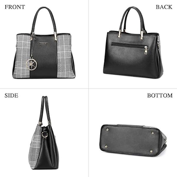 Dames Læder Håndtaske Designer Skulder Tote Crossbody Taske Elegant Top Håndtag Taske til Damer